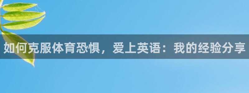 K球体育直播在线：如何克服体育恐惧，爱上英语：我的经验分享
