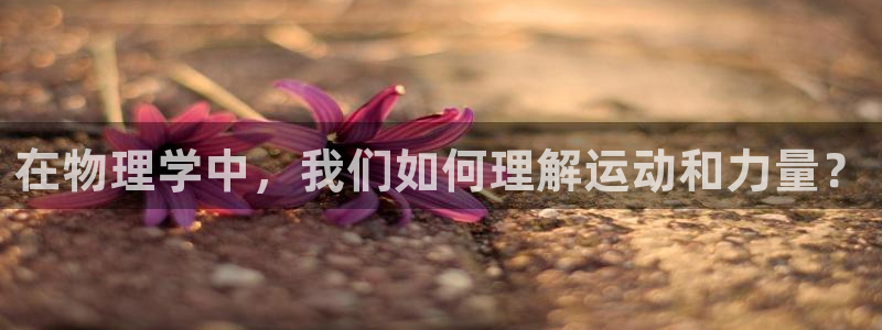 k球体育直播在线观看：在物理学中，我们如何理解运动和力量？